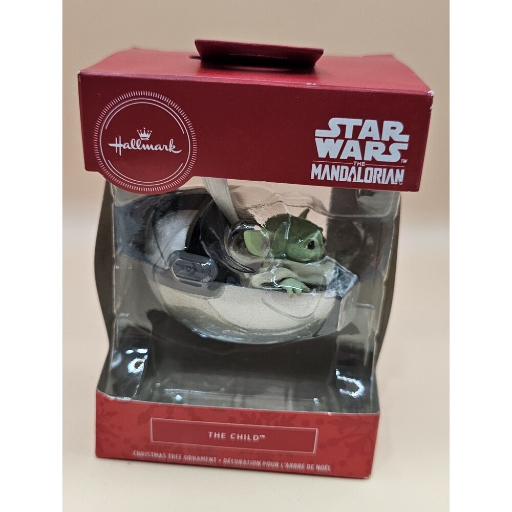 Hallmark Ornament Star Wars The Mandalorian The Child Baby Yoda in Pram 2021